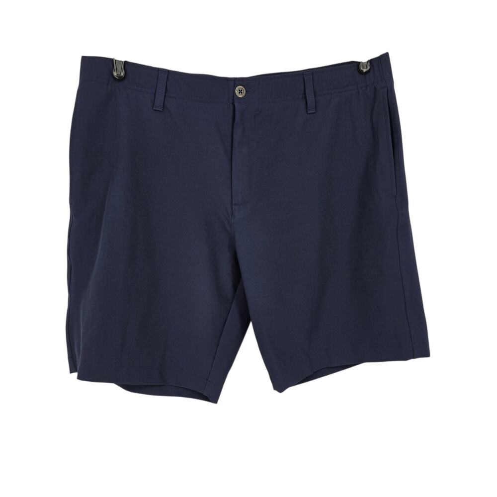 NWT Under Armour Navy Blue 10” Water Repellent Stretch Golf Shorts Size 40